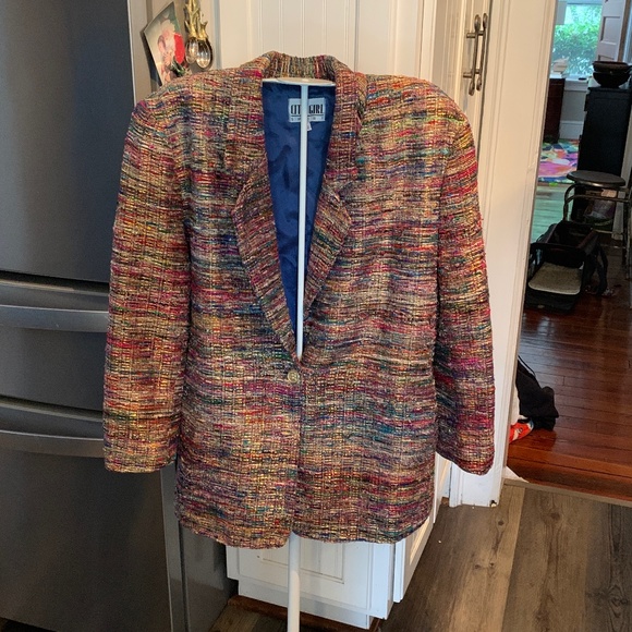 Vintage sparkly city girl blazer.‎ Excellent cobdition. Very sparkly - Picture 1 of 6